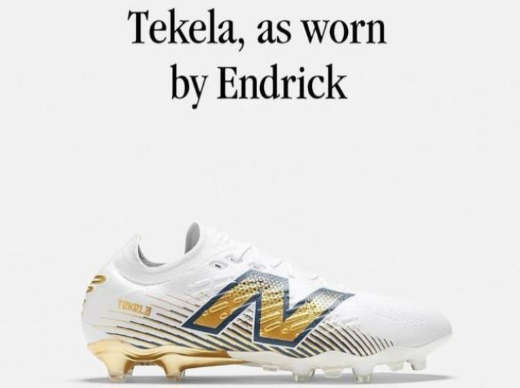 New Balance Unveiled the Boots Endrick Will Wear at His Official Presentation at Real Madrid