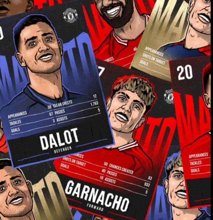 Manchester United lanza cartas de tradeo de sus jugadores