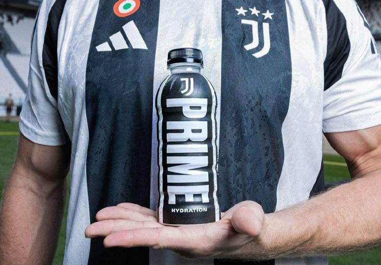 PRIME Drink aterriza en Italia de la mano de Juventus