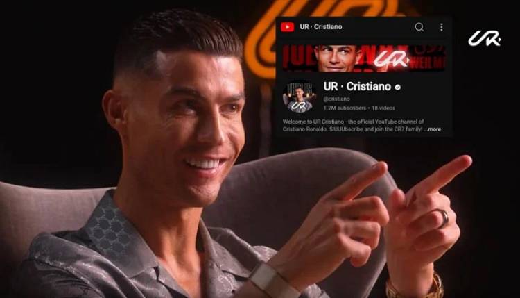 Cristiano Ronaldo se convierte en el primer futbolista en abrir un canal de YouTube oficial