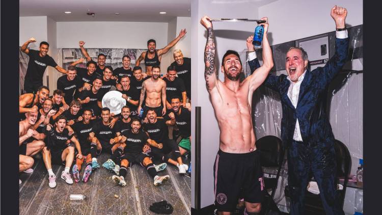 El infiltrado en los festejos de Inter Miami