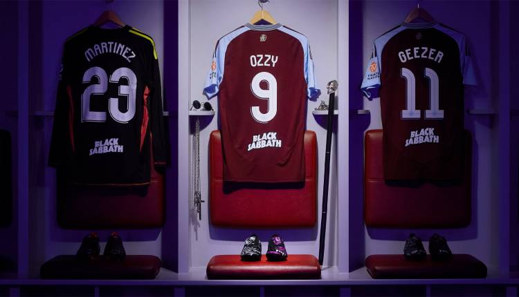 Adidas Unveils Collaboration Between Aston Villa FC and Black Sabbath