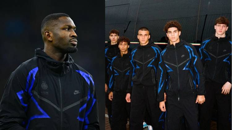  Inter Milan released a sportswear set in collaboration with Nike and an Italian urban clothing brand