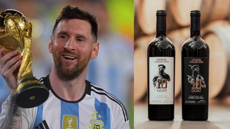 Lionel Messi launched two special edition wines.