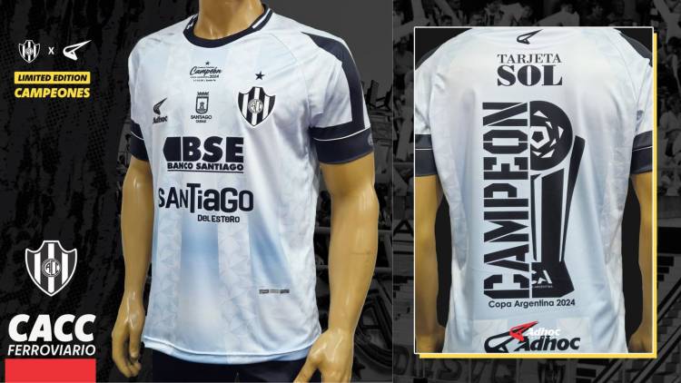 Adhoc launched a special jersey to celebrate Central Córdoba's championship