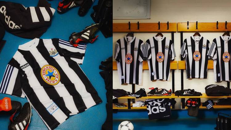 Adidas relanzó una histórica camiseta de Newcastle