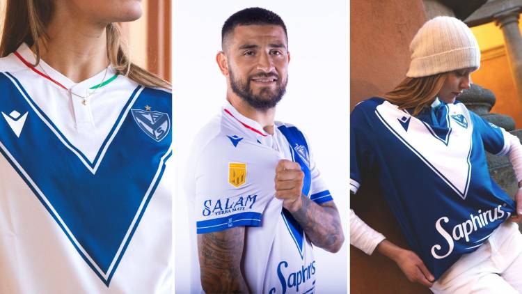 Macron unveils Vélez Sarsfield's new jerseys