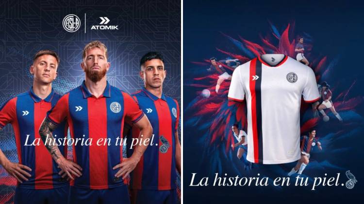 Atomik unveils San Lorenzo's new jerseys