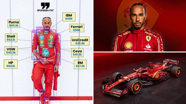 ¿Cuánto dinero ganaron los sponsors de Ferrari con el primer post de Lewis Hamilton?