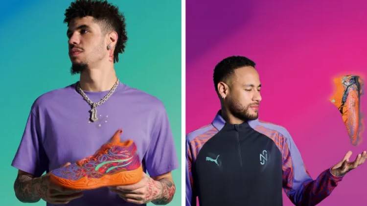 PUMA brings together Neymar Jr. and LaMelo Ball for the launch of the “Creativity” pack