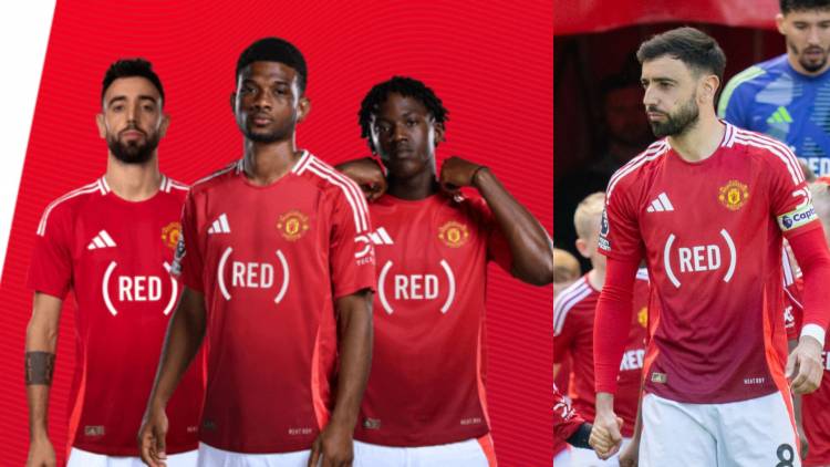 Why did Manchester United change its main sponsor for one game?