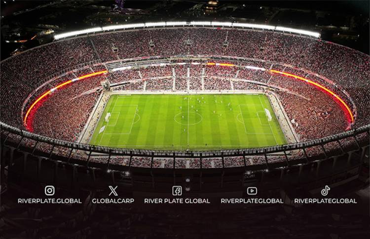 River Plate launches its new international social media accounts