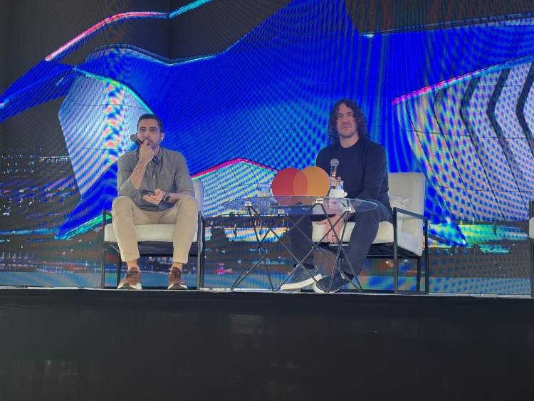 Carles Puyol participated in a meet & greet with Mastercard in Guatemala