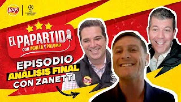 Javier Zanetti attended the season finale of Papartido