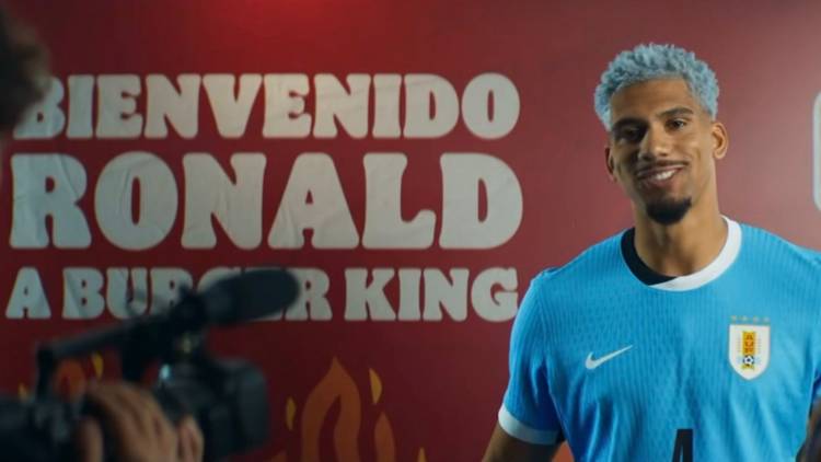 Burger King launched creative campaign featuring Ronald Araújo