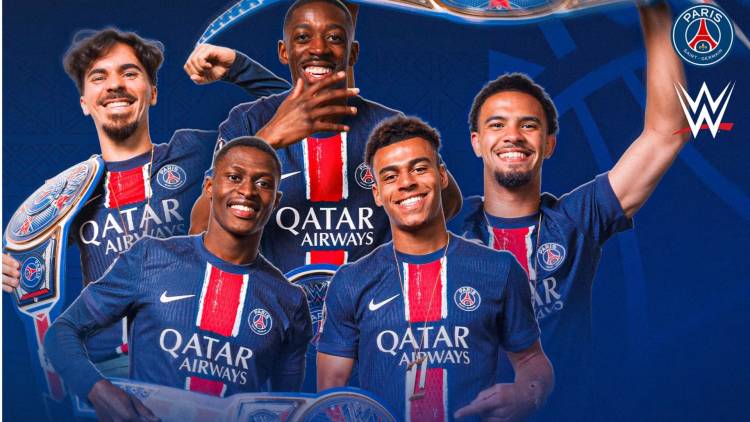 Paris Saint-Germain anunció una alianza con la WWE