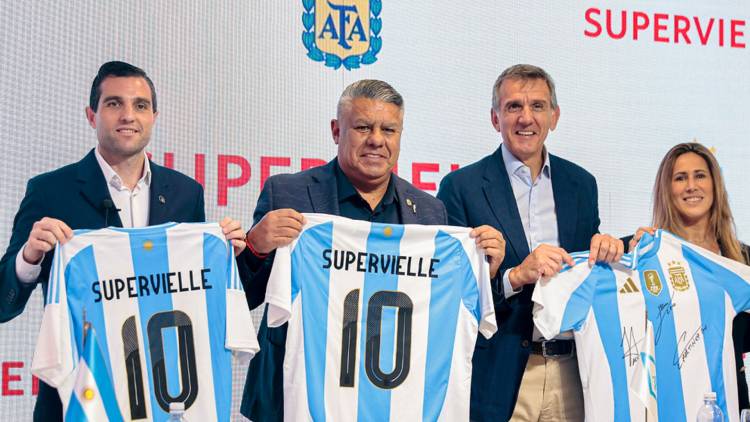 AFA announced Banco Supervielle as the new regional sponsor of the Argentine national teams