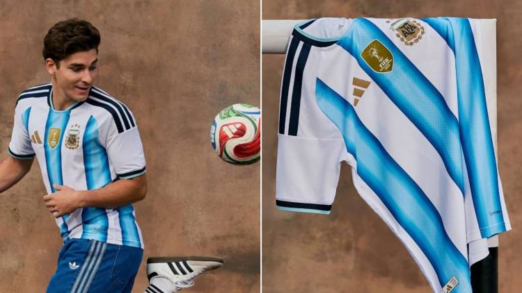 Adidas launched the new Argentina national team jersey