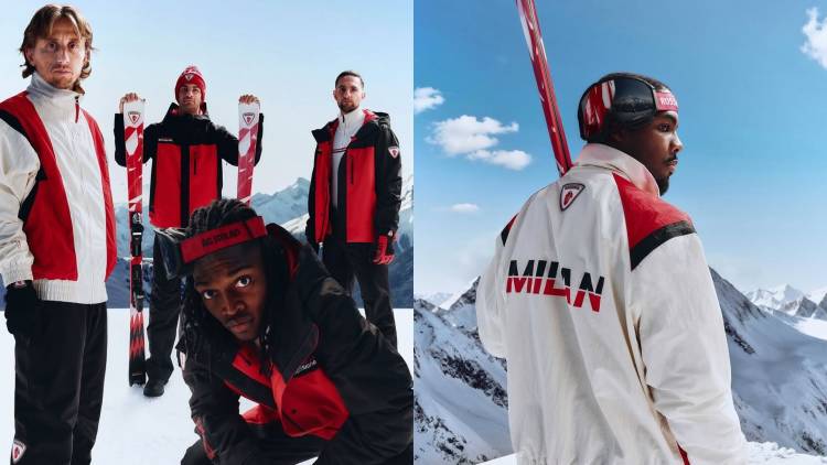  AC Milan launched an exclusive ski collection