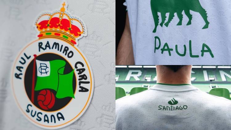 Real Racing Club reemplazó su escudo y los logos de sus patrocinadores en una acción solidaria
