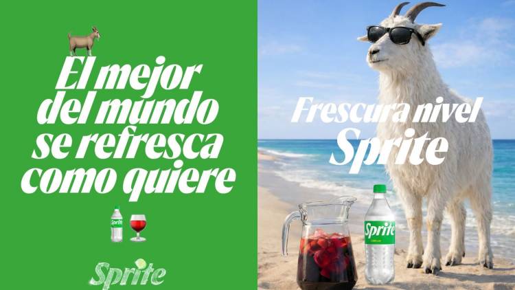 Sprite se hizo eco de los dichos de Leo Messi con una curiosa publicación