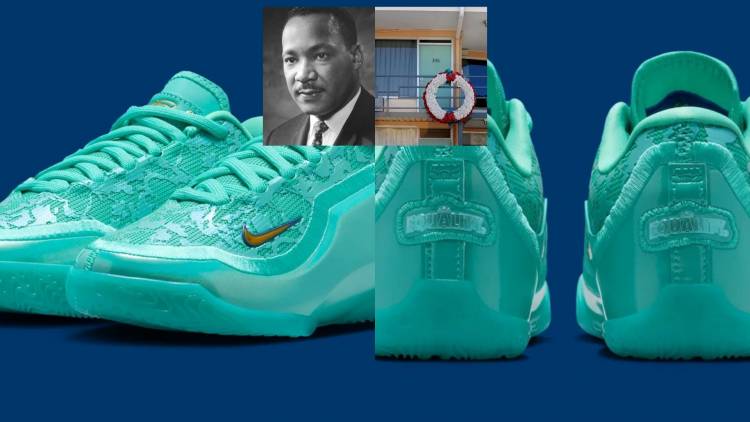 LeBron James pays tribute to Martin Luther King with his new sneakers