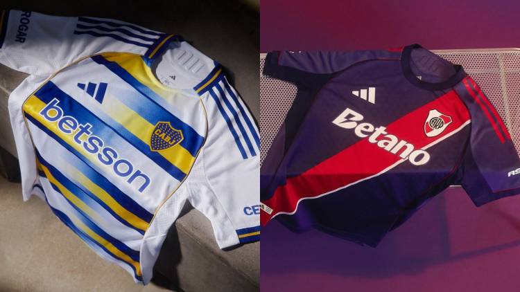 Adidas presentó nuevas camiseta de Boca Juniors y River Plate