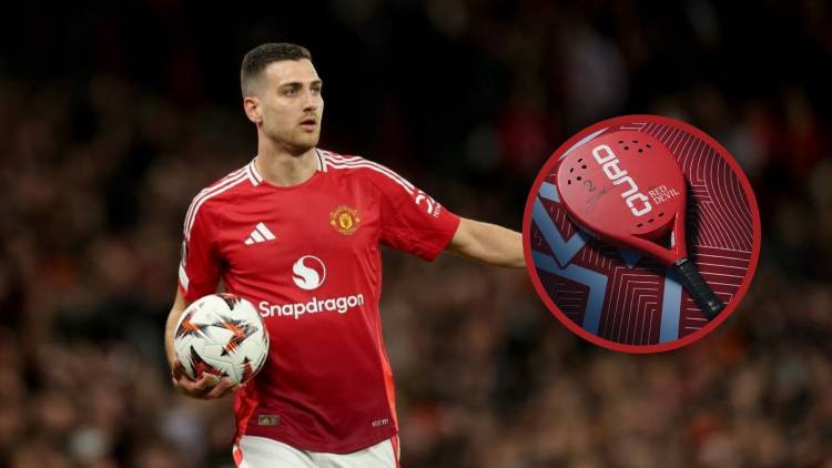 Un jugador de Manchester United creó su propia paleta de pádel