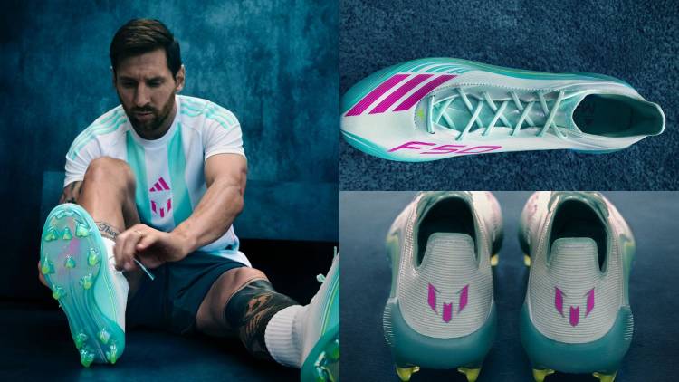 Leo Messi le puso su firma a unos nuevos botines Adidas