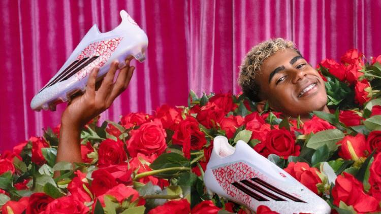 Adidas presentó los nuevos botines de Lamine Yamal
