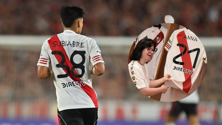 Why did River Plate play with different numbers on their jersey?