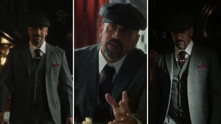 Juan Sebastián Verón stars in "Peaky Blinders" movie promo
