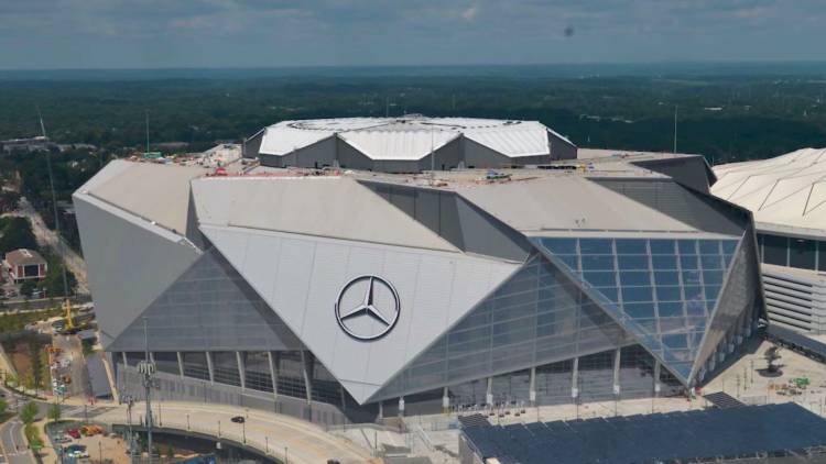 El Estadio Mercedes-Benz de Atlanta romperá las reglas de la FIFA