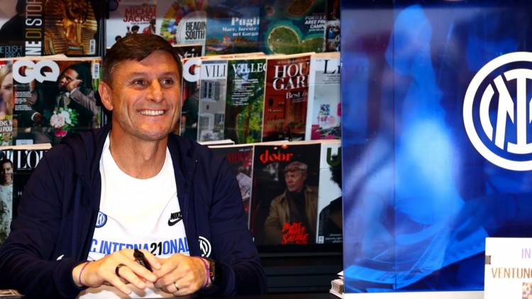 Javier Zanetti becomes a newsagent for Inter Milan