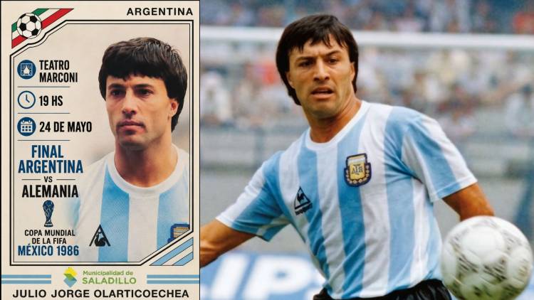 Saladillo revive el Mundial 1986 en homenaje al "Vasco" Olarticoechea