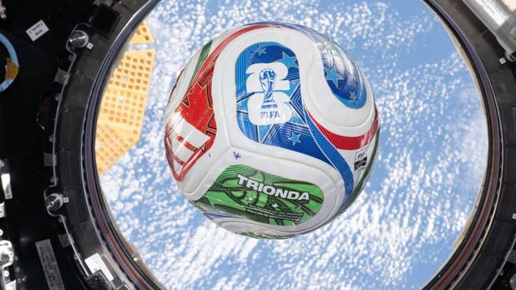 NASA sends 2026 World Cup ball into space