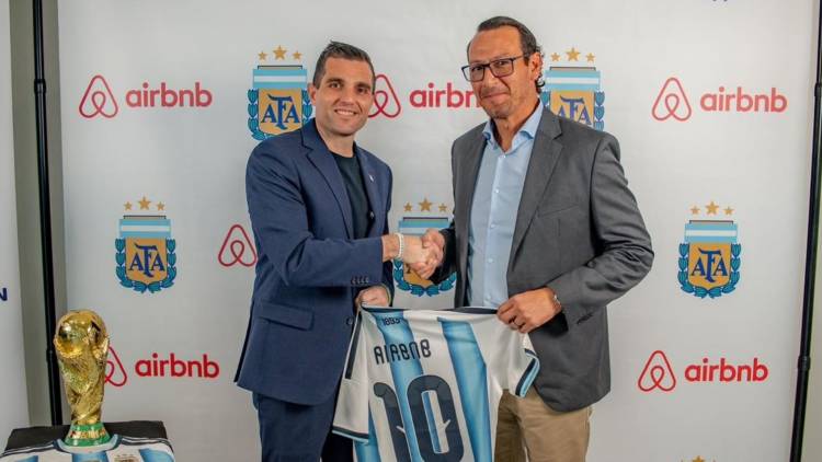 Airbnb se convirtió en sponsor de la selección argentina