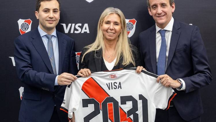 Visa se convirtió en sponsor de River Plate