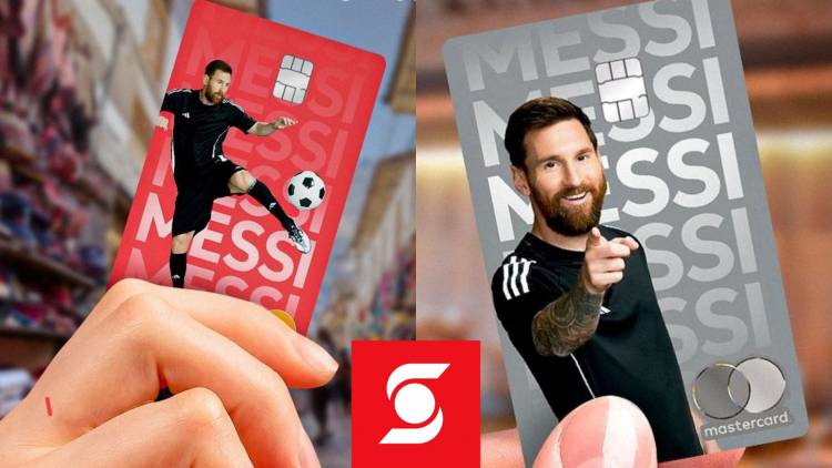 Scotiabank y Mastercard lanzaron tarjetas con la imagen de Leo Messi