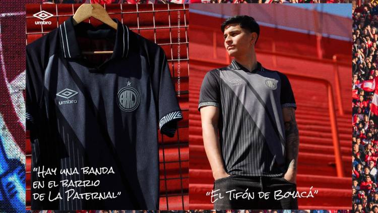  Umbro presentó la nueva camiseta de Argentinos Juniors